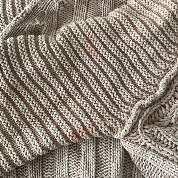 Free people neutral boho knit sweater - Picture 4 of 4